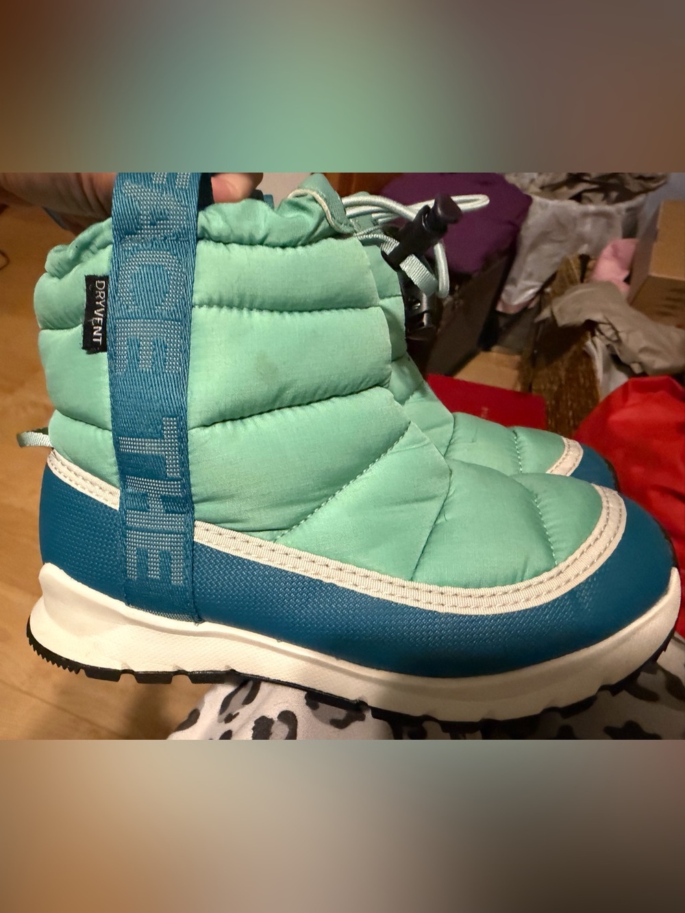 The North Face Kids Mint & Teal Puffy Snow Boot
